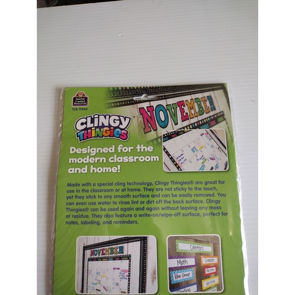 Teacher Created Resources Clingy‎ Thingies Superhero Borders 10 Pcs Stick Again - Picture 5 of 5